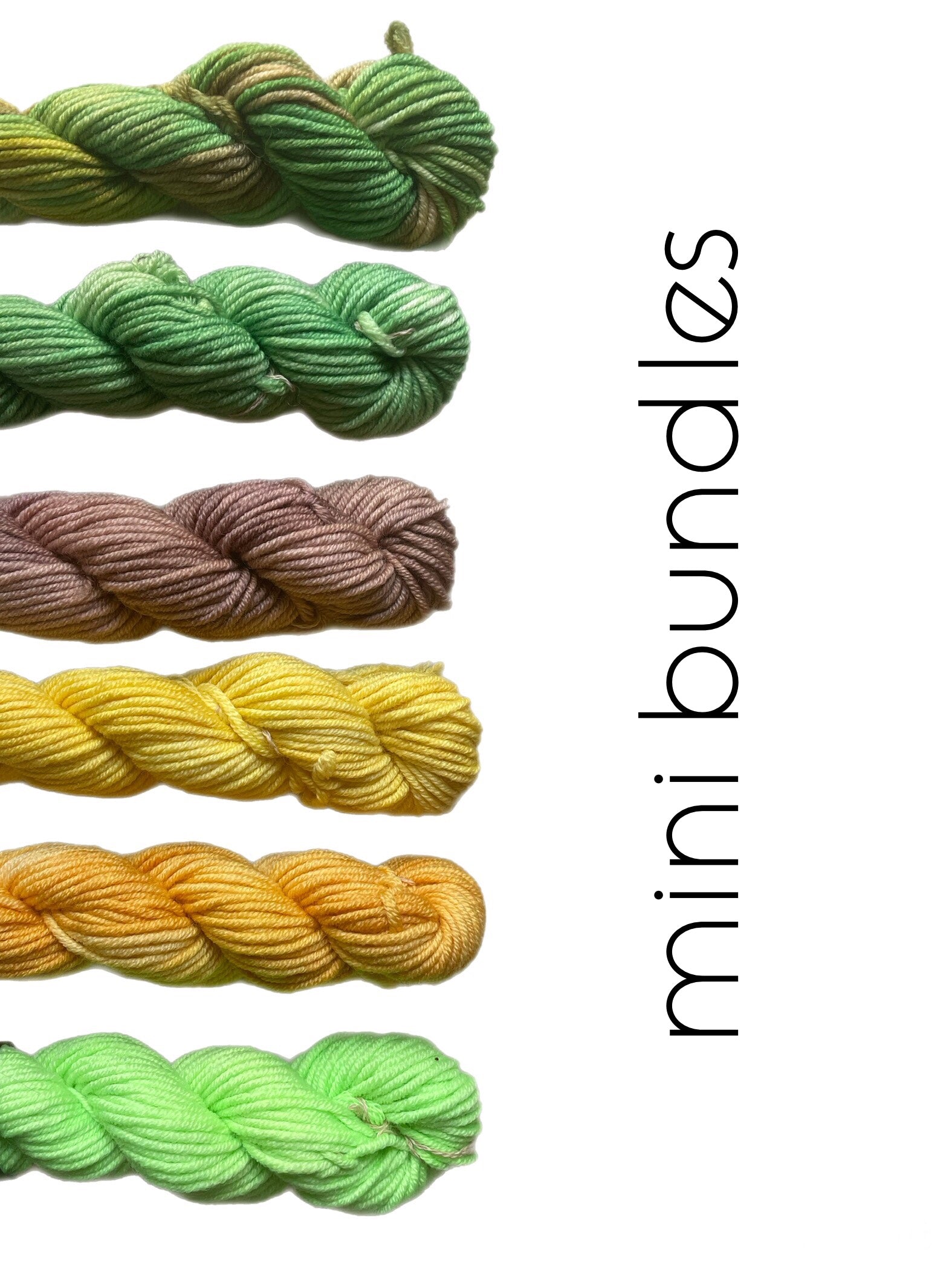 brown and green mini bundle